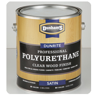 Dunrite Professional Polyurethane Satin Clear Wood Finish